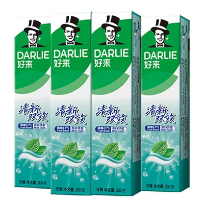 再降價(jià)、88vip、DARLIE好來(lái)清新口氣牙膏200g*4支