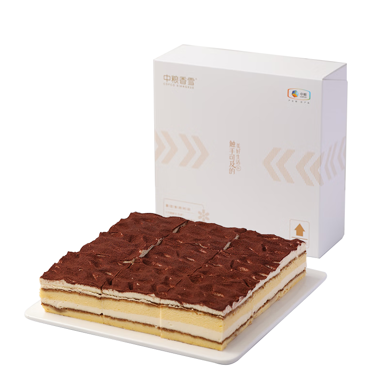 需首單、PLUS：中糧 香雪可可摩卡風味冰慕斯蛋糕 105g*9