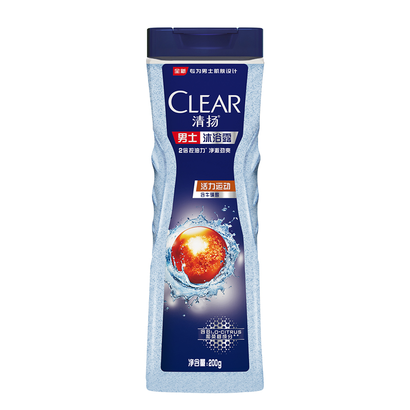 CLEAR 清揚 男士平衡控油沐浴露 活力運動 200g
