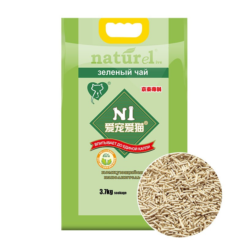 限地區(qū)：AATURELIVE N1愛寵愛貓 豆腐貓砂 3.7kg 玉米味 2mm