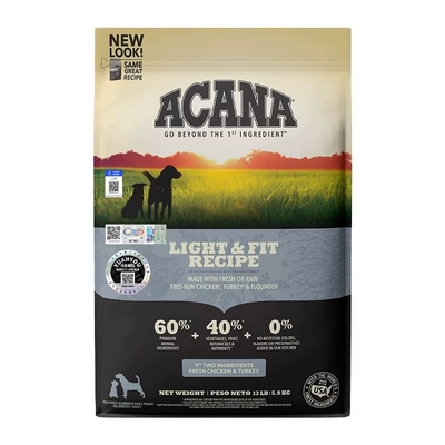 88vip：ACANA/愛肯拿 通用型狗糧低卡輕體犬糧 5.9KG臨期24-11
