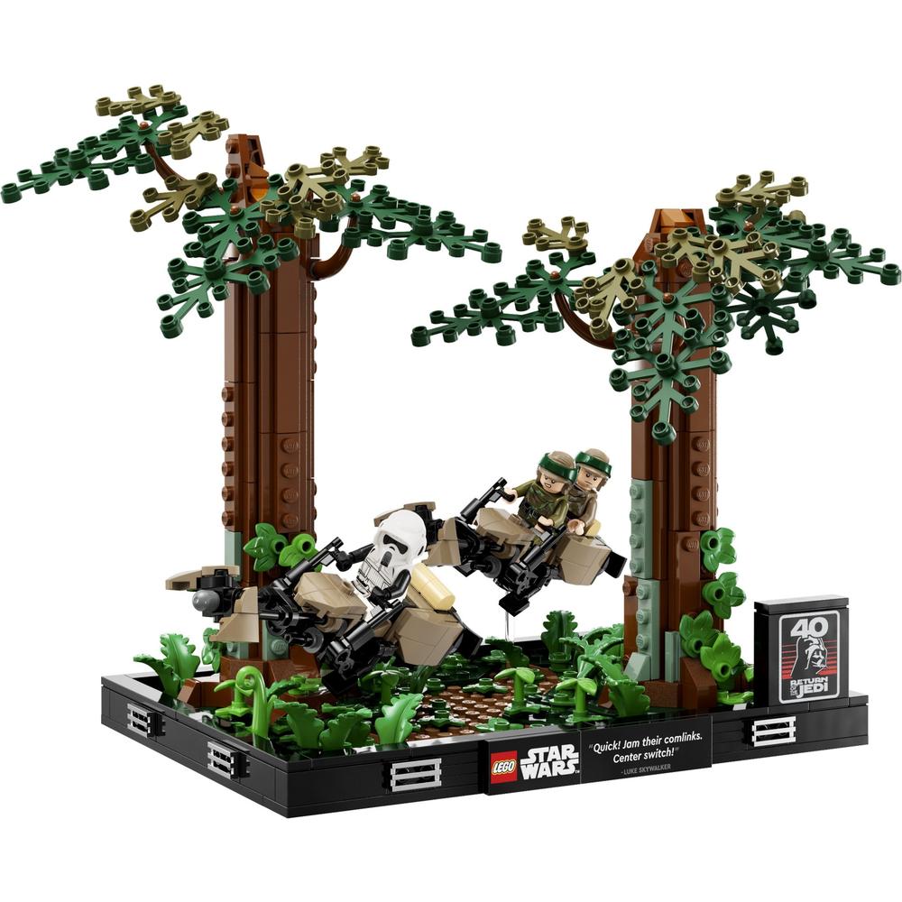 LEGO 樂高 Star Wars星球大戰(zhàn)系列 75353 恩多摩托追逐立體模型