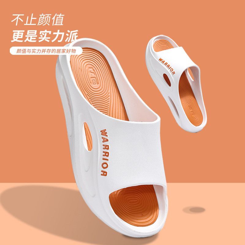 百億補貼：WARRIOR 回力 拖鞋軟底涼拖鞋休閑外出ins防滑男款戶外沙灘輕便厚底爆款