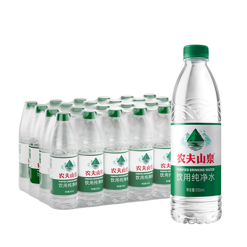農(nóng)夫山泉 NONGFU SPRING 飲用純凈水550ml*24瓶