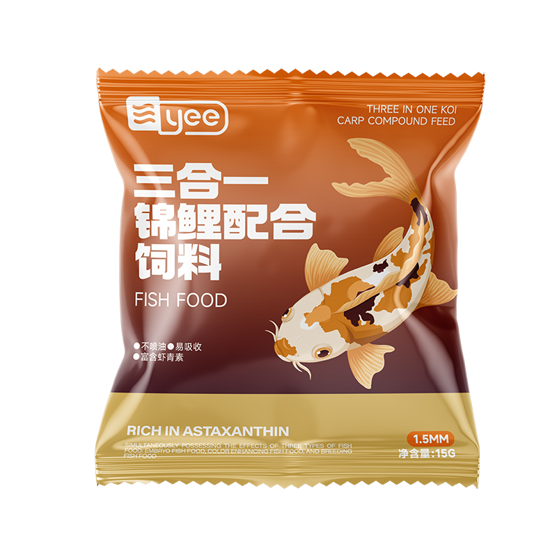 yee 金魚(yú)錦鯉魚(yú)糧飼料 15g