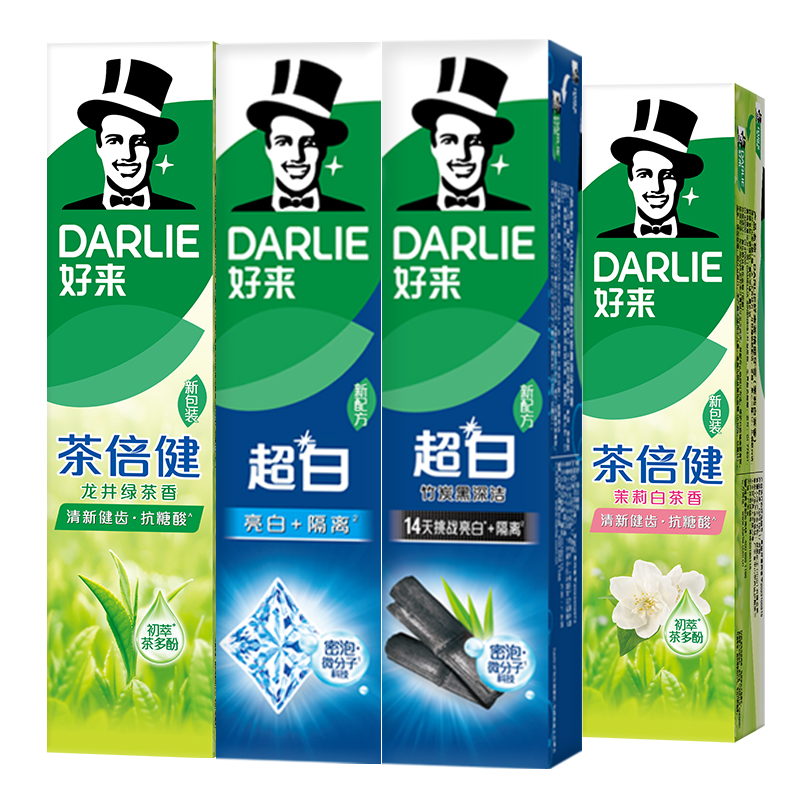 好來 ?原黑人)牙膏裝90g*4支 共760g