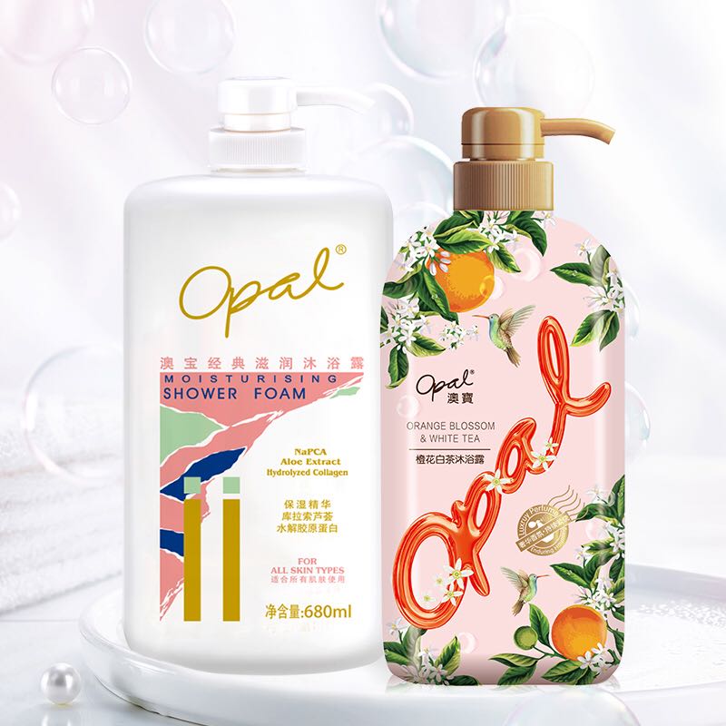 88VIP會員：Opal 澳寶 澳寶經典沐浴露+澳寶橙花沐浴露 2瓶套裝 430+500ml