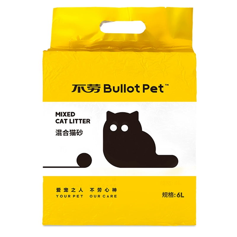 不勞1.8mm混合貓砂2.4kg
