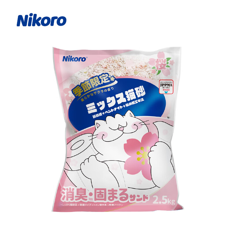 Nikoro 妮可露櫻花混合貓砂2.5kg*8