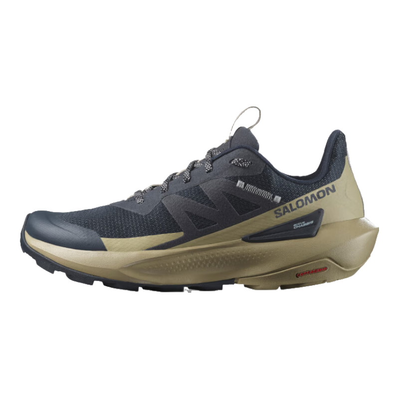 再降價：Salomon 薩洛蒙 男款 城市輕戶外登山徒步鞋 ELIXIR ACTIV 炭黑色