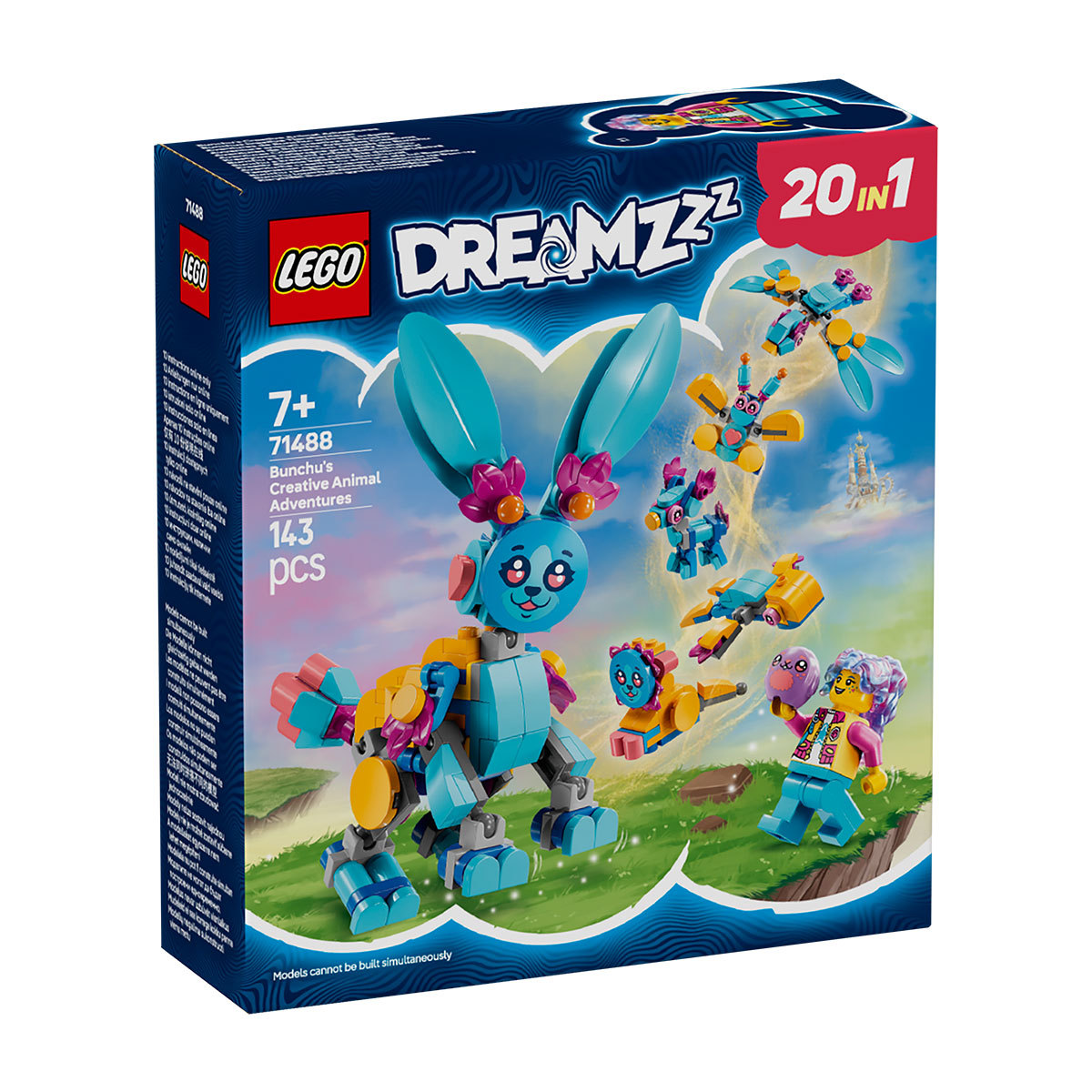 樂高 LEGO 新品 積木夢境城71488百變兔子斑斑大冒險兒童玩具7歲以上
