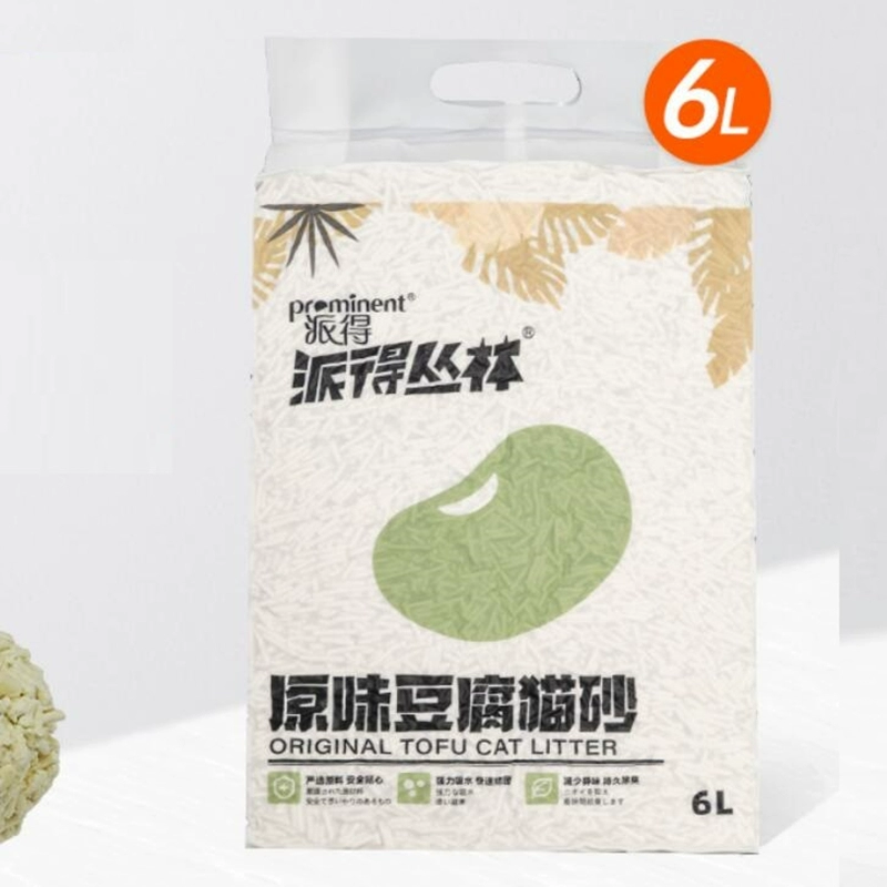 9/袋 派得低塵原味豆腐貓砂4斤*2袋