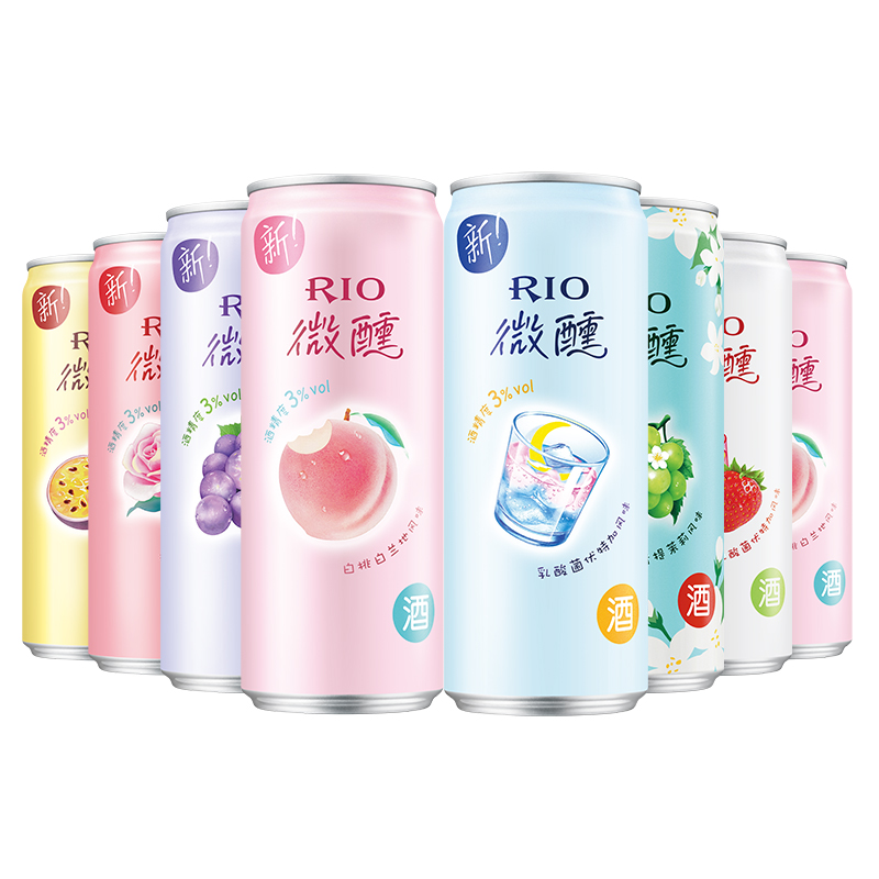 RIO 微醺系列全家福7口味330ml*8罐果酒