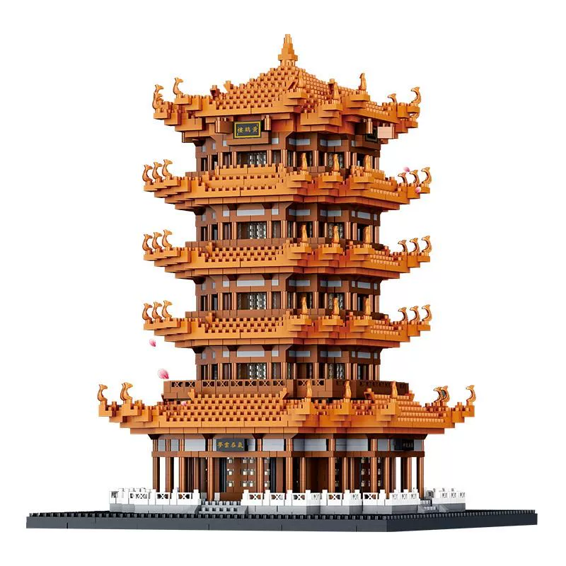 摯米 黃鶴樓積木大型 6650顆粒