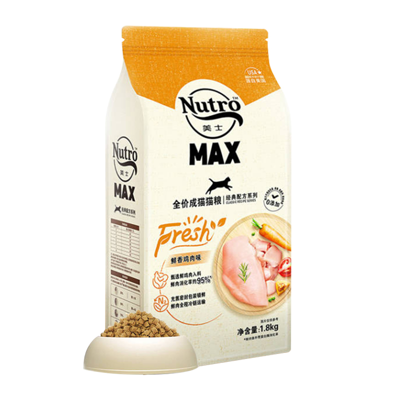 美士 Nutro 經典配方系列 雞肉味成貓貓糧1.8kg