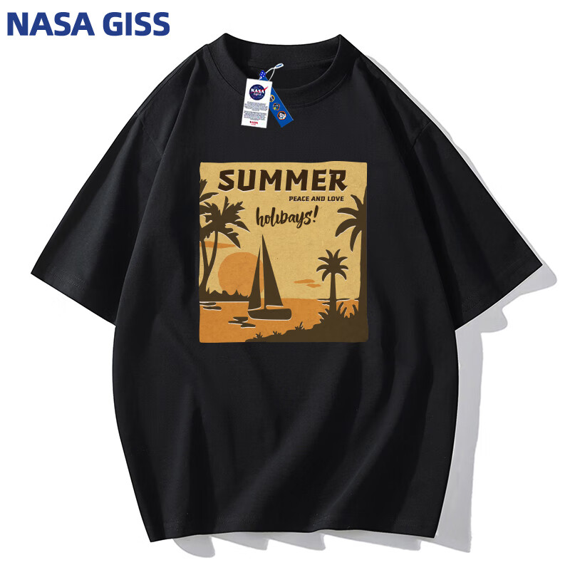 Plus會員:NASA GISS 男純棉短袖T恤
