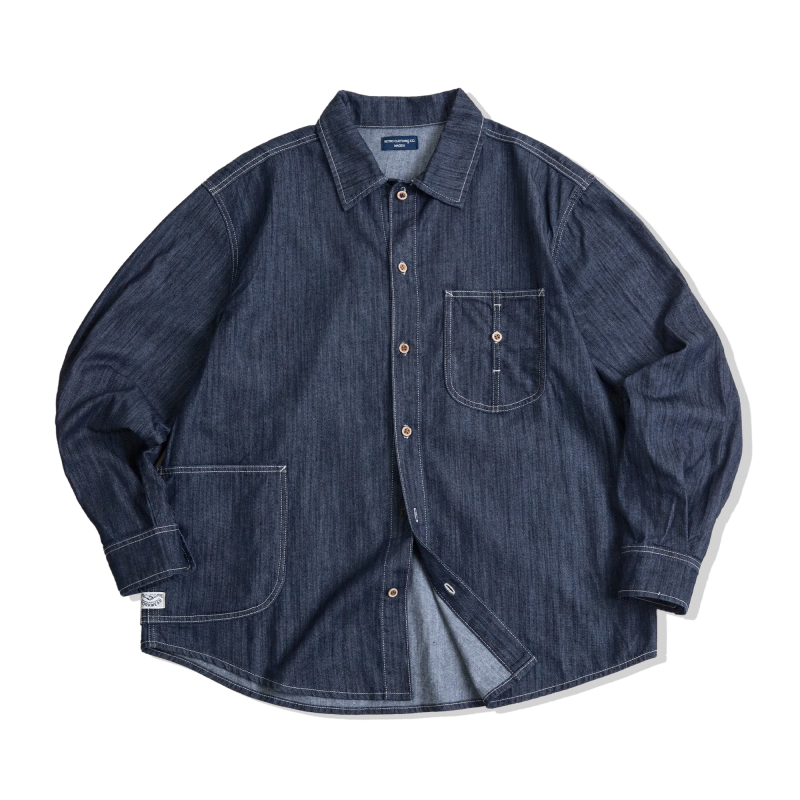 20點開始：馬登 水洗丹寧牛仔襯衫 TS2307815