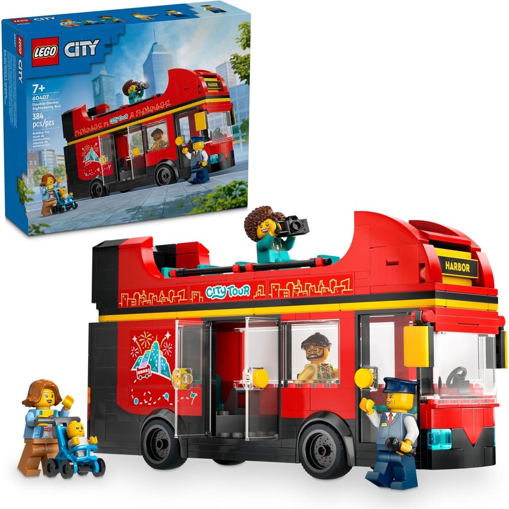 88VIP會員：LEGO 樂高 城市系列 60407 紅色雙層觀光巴士