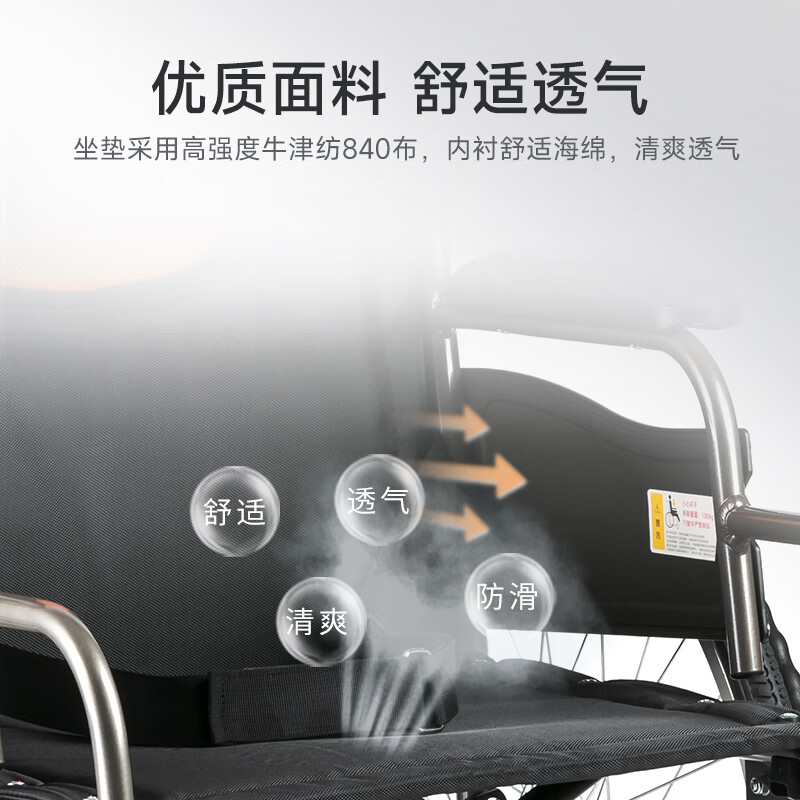 國家補貼：魚躍 輪椅車 H062