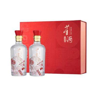 預售：董酒 紅色經典 董香型白酒 54度 500ml*2禮盒裝