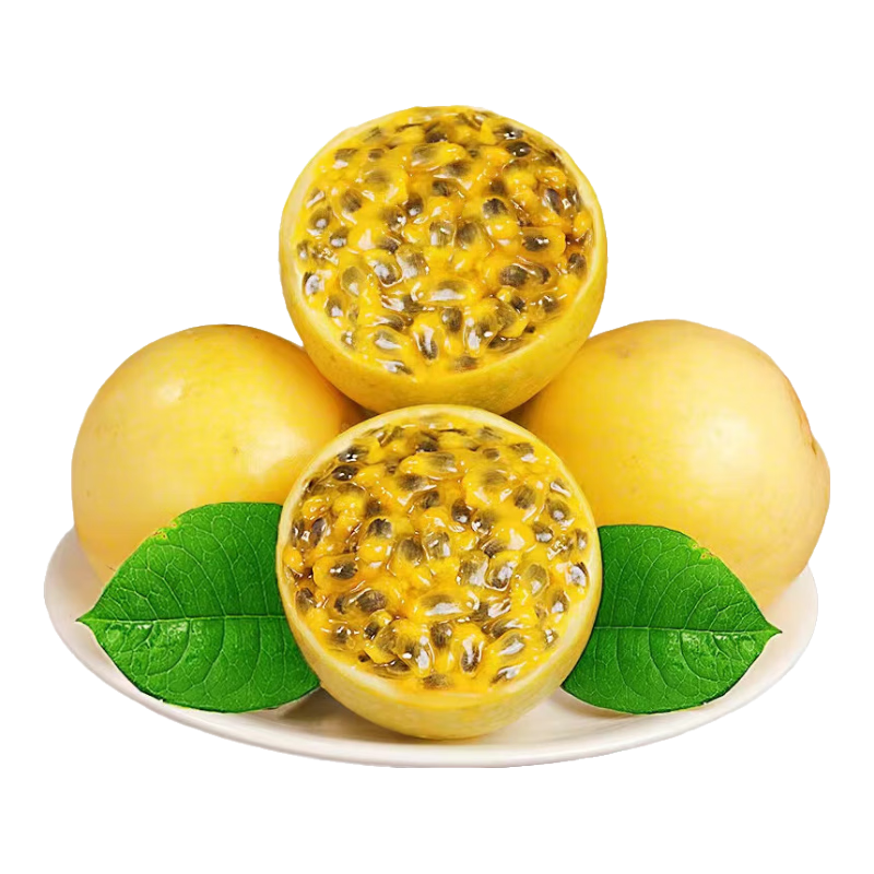 微信小程序、PLUS會員: 京覓 海南欽蜜9號黃金百香果 3斤 單果40g+ 新鮮應季水果 源頭直發