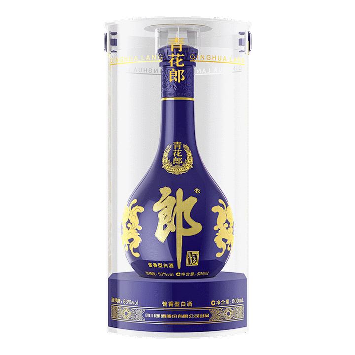 618預(yù)售：郎酒青花郎 醬香型高度白酒 53度 500ml 單瓶裝