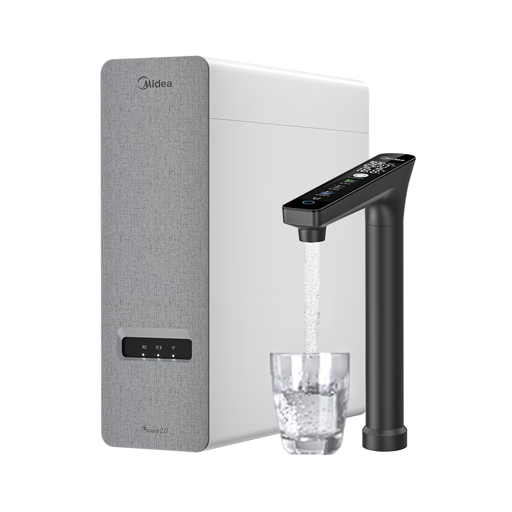 再降價、PLUS會員：Midea 美的 白澤系列 MRC1878-1000G 反滲透純水機 1000G 山脈灰