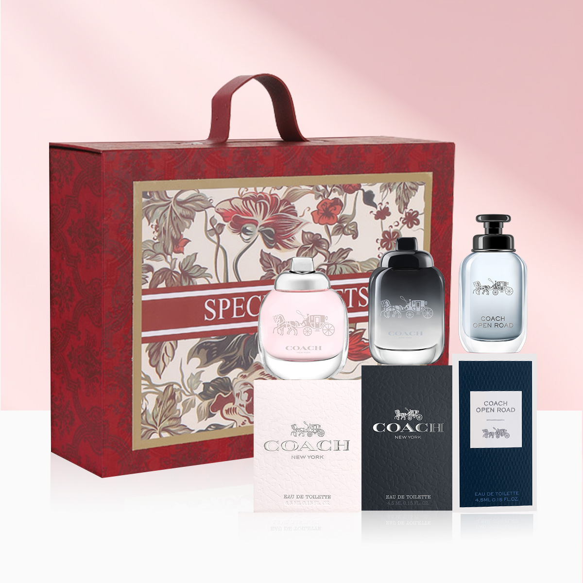 COACH 蔻馳 香水Q版小樣3件套4.5ml*3