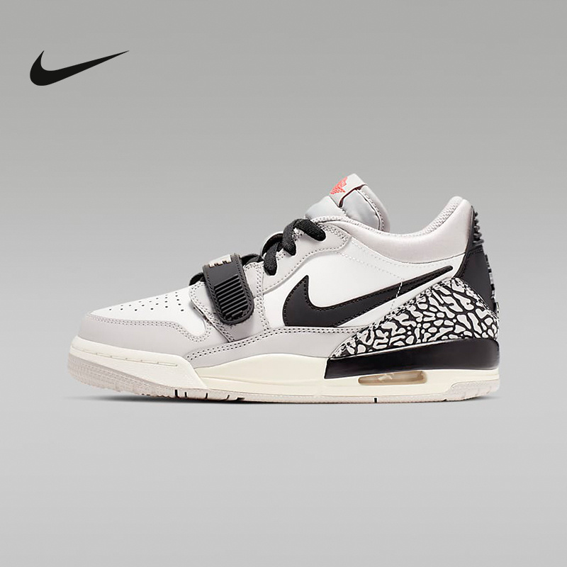 88VIP會員：NIKE 耐克 女鞋JORDAN LEGACY AJ312白灰 低幫復古休閑籃球鞋CD9054-101