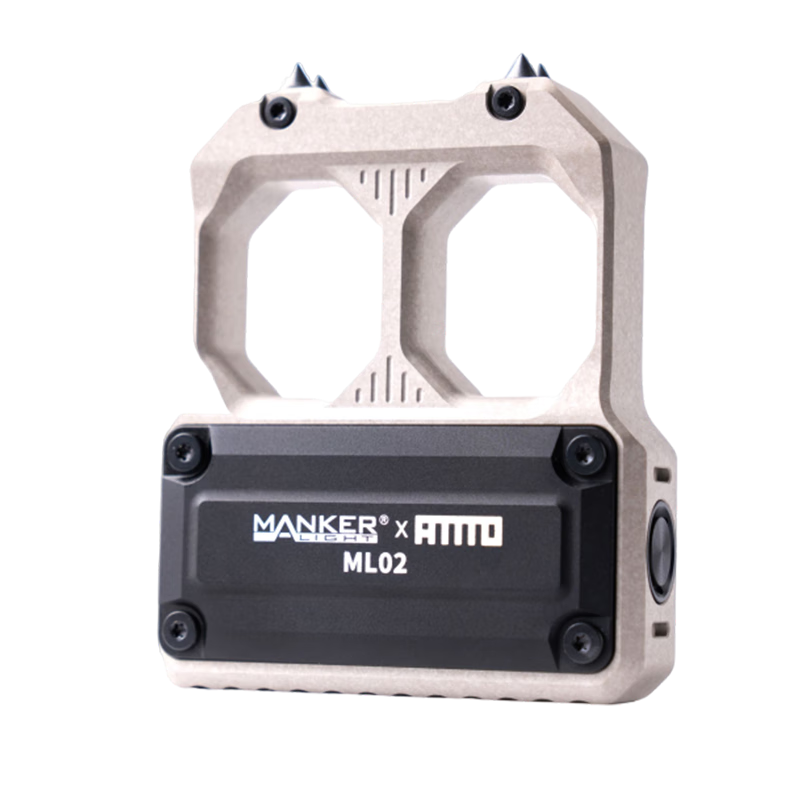 mankerlight漫客戰術強光手電筒 ML02便攜指虎款 防災應急長續航戶外照明燈