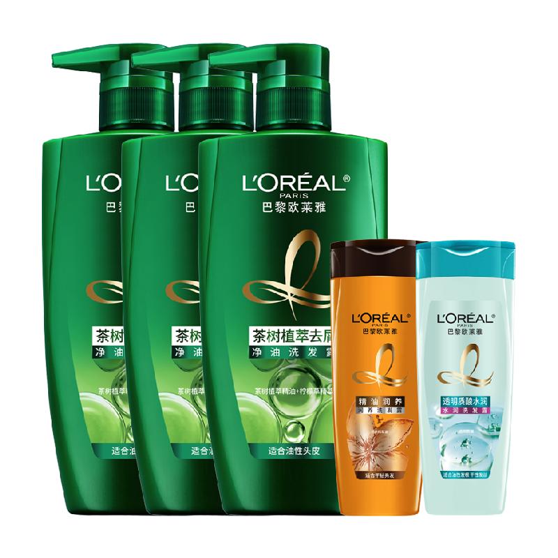 L'OREAL PARIS 茶樹植萃去屑凈油洗發露