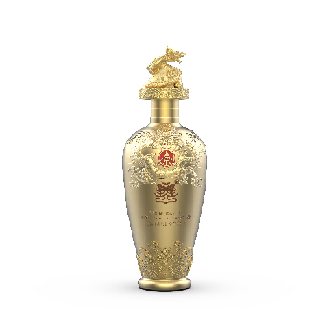 WULIANGYE/五糧液 囍·甲辰龍年紀(jì)念酒 52° 濃香型 125ml 1瓶