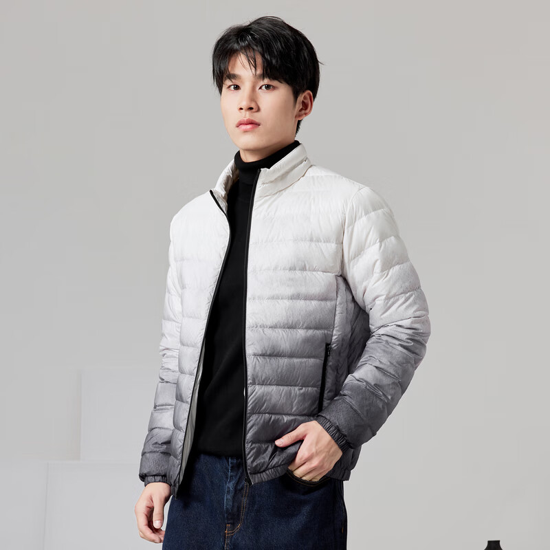 雪中飛 情侶90白鴨絨羽絨服