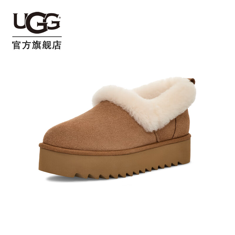 UGG 秋季女士茸茸厚底休閑雪地靴 1166733