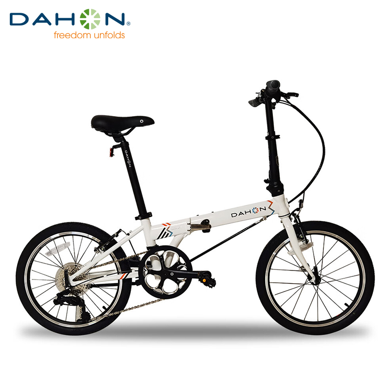 DAHON 大行 青春版P8折疊自行車20寸8速成人超輕男女式單車KAC081 消光紅