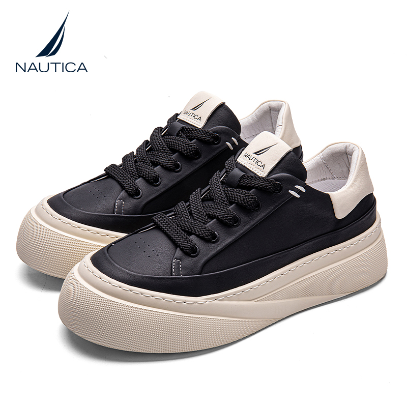 NAUTICA 男士真皮軟底休閑鞋 XC332409280000