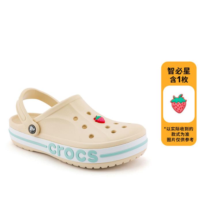 crocs 卡駱馳 女款戶外沙灘涼鞋 洞洞鞋組合套裝 含鞋花