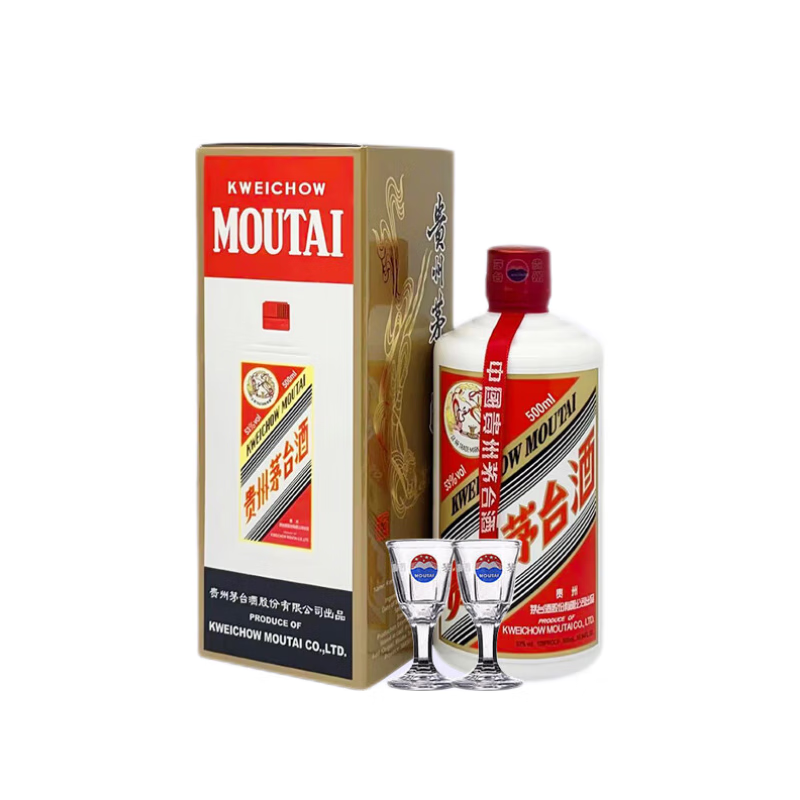 微信小程序：PLUS會員：茅臺飛天茅臺53度 醬香型 500ml 單瓶裝 海外版
