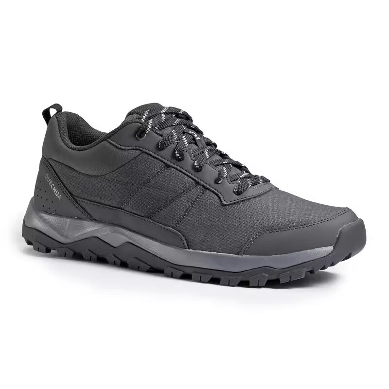 DECATHLON迪卡儂徒步鞋輕便旅游鞋登山鞋男黑灰色43-4547436