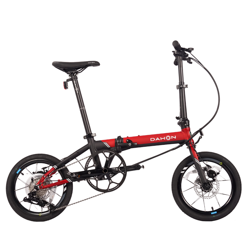 限移動(dòng)端、京東百億補(bǔ)貼：DAHON 大行 16英寸9速碟剎版K3PLUS男女式運(yùn)動(dòng)單車KAA693 黑紅 黑紅