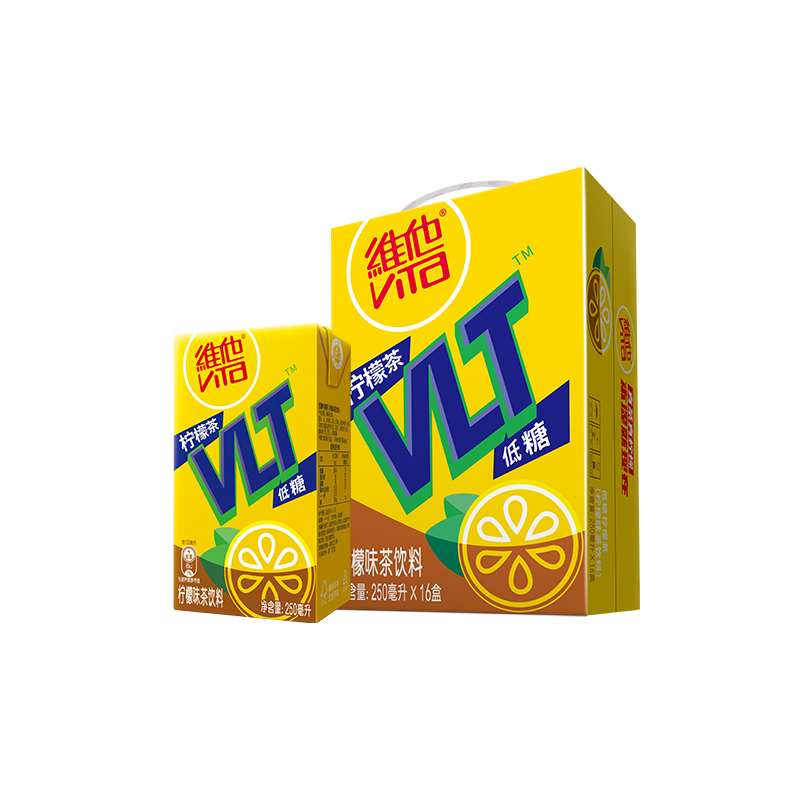 ViTa 維他 低糖檸檬味茶飲料飲品250ml*16盒