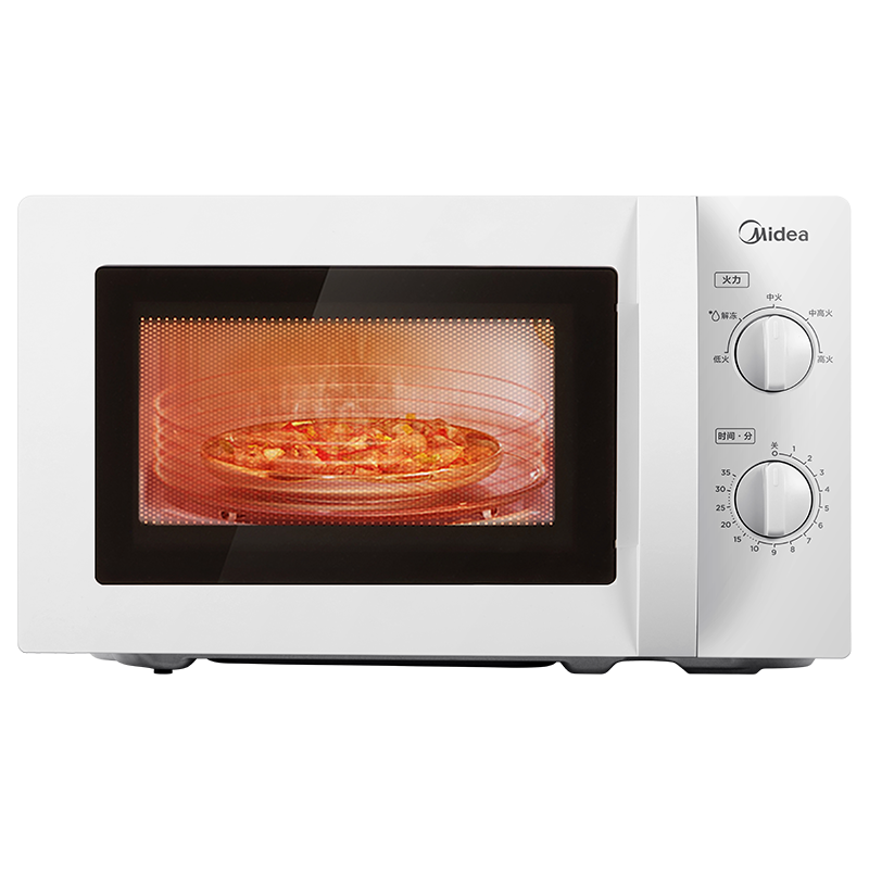 Midea/美的 20L轉(zhuǎn)盤式定頻 微波爐 家用M1-L213B