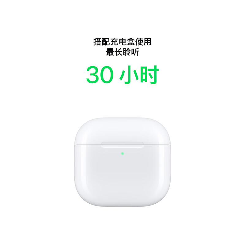 蘋果 Apple AirPods 4 主動降噪款 半入耳式真無線藍牙耳機 白色 無線充電