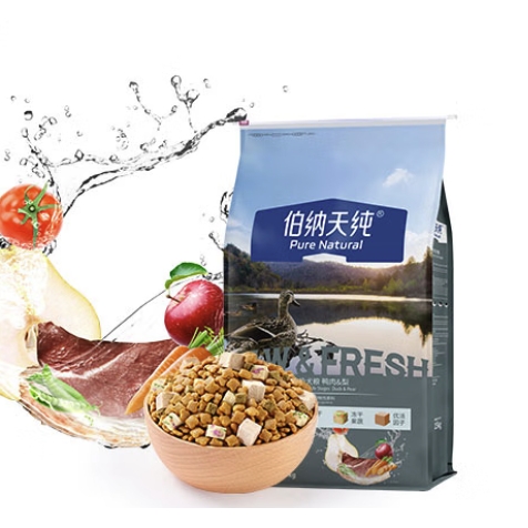伯納天純 狗糧生鮮鴨肉&梨0谷物凍干成犬幼犬通用犬糧 15kg