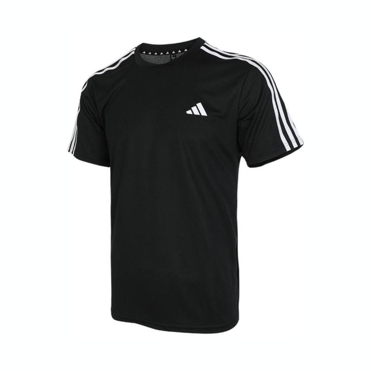 adidas 阿迪達(dá)斯 運(yùn)動(dòng)休閑舒適透氣圓領(lǐng)短袖男子T恤