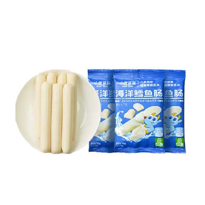 小鹿藍藍 鱈魚腸寶寶食品70g×3袋