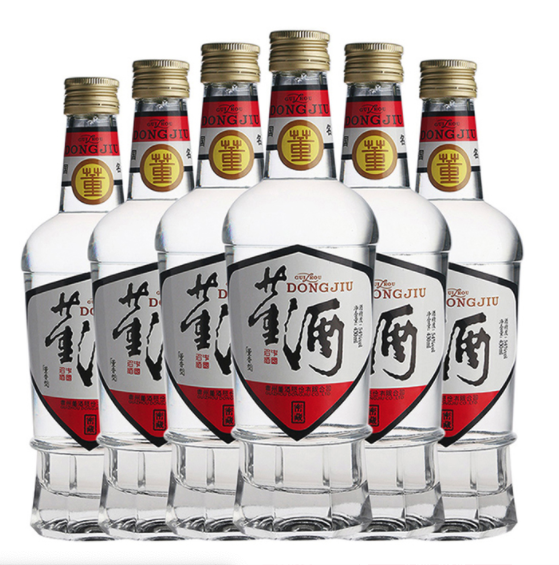 董酒 54度董酒白標430ml*6瓶董香型白酒整箱裝純糧送禮