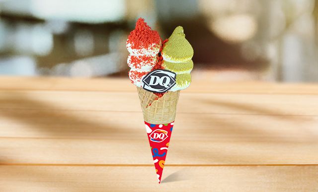 美團(tuán) DQ 蛋糕 冰淇淋雙頭怪