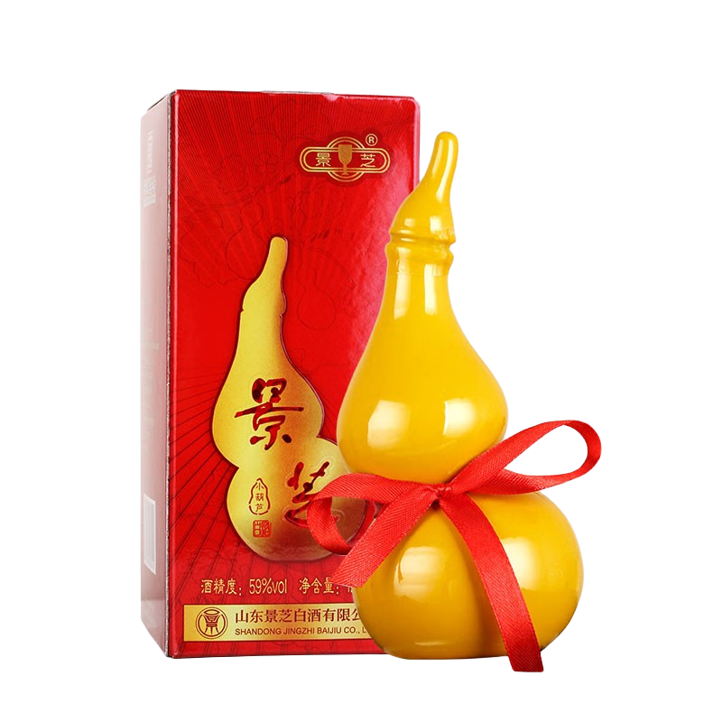 景芝葫蘆酒 擺件酒 福祿好寓意59度 125mL 小葫蘆單支裝