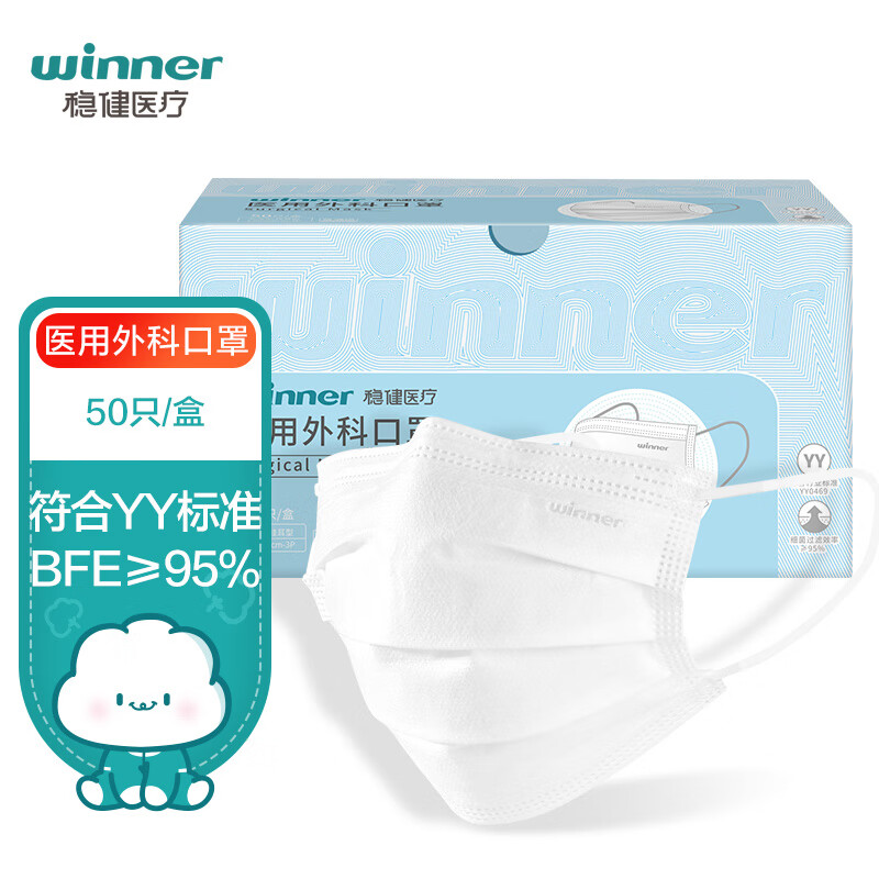 穩健醫療 醫用外科口罩50只